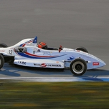 Jesse Antilla - Formula Ford painting by Simon Taylor